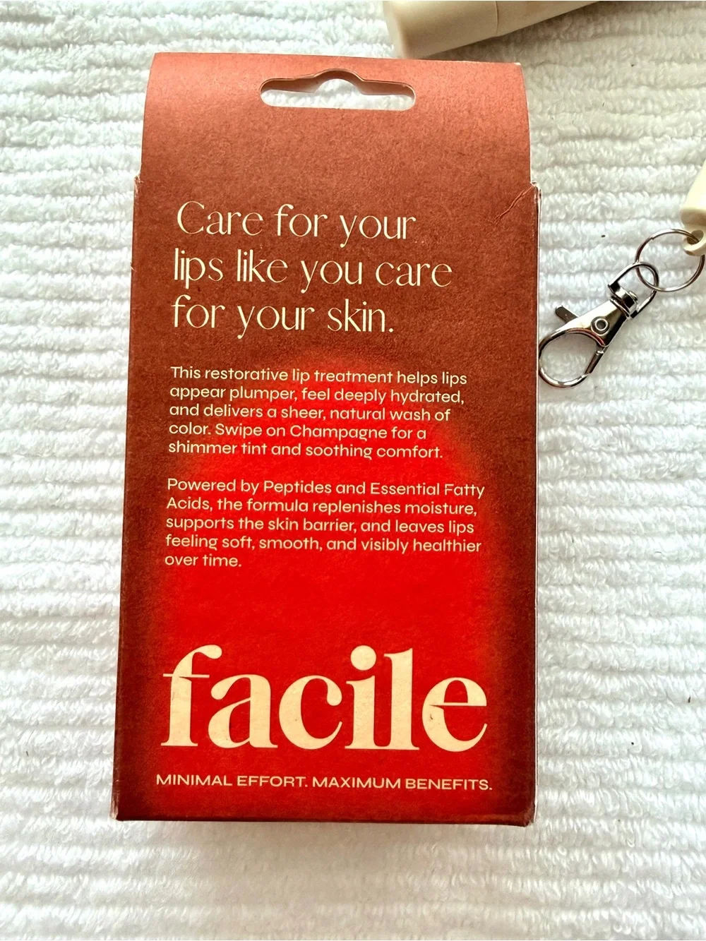 Facile Lip Jelly Tint Big & Little Lip Treatment in Creamy Beige CHAMPAGNE